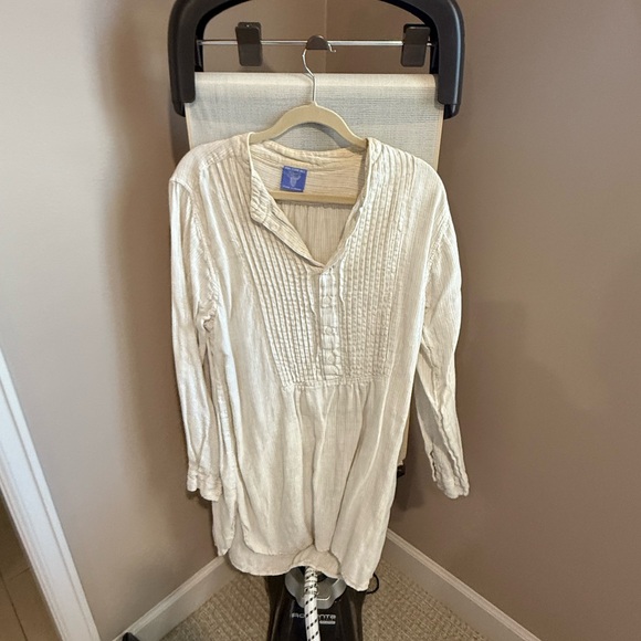Pine Cone Hill Cream Textured Tunic - Picture 1 of 3